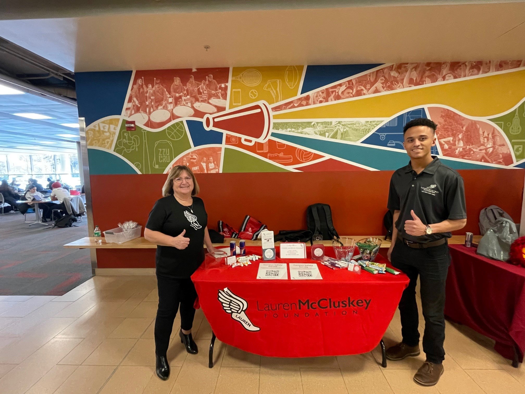 Volunteer 1 Campus Safety Tabling 03.2023