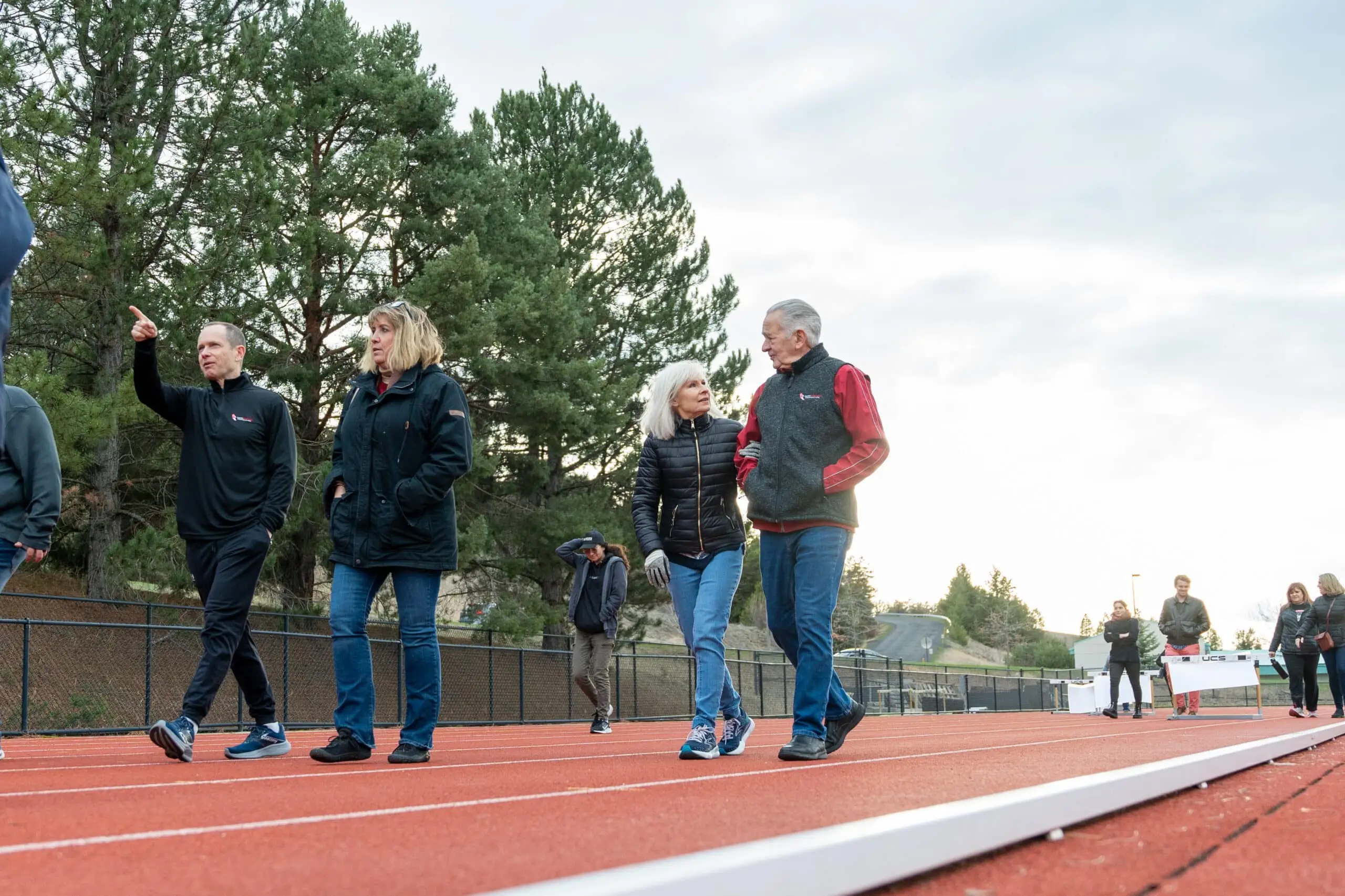 Lauren McCluskey Memorial Walk held on the Dan O'Brien Track and Field Complex. The walk is to commemorate Lauren and also to bring awareness to domestic violence and stalking.