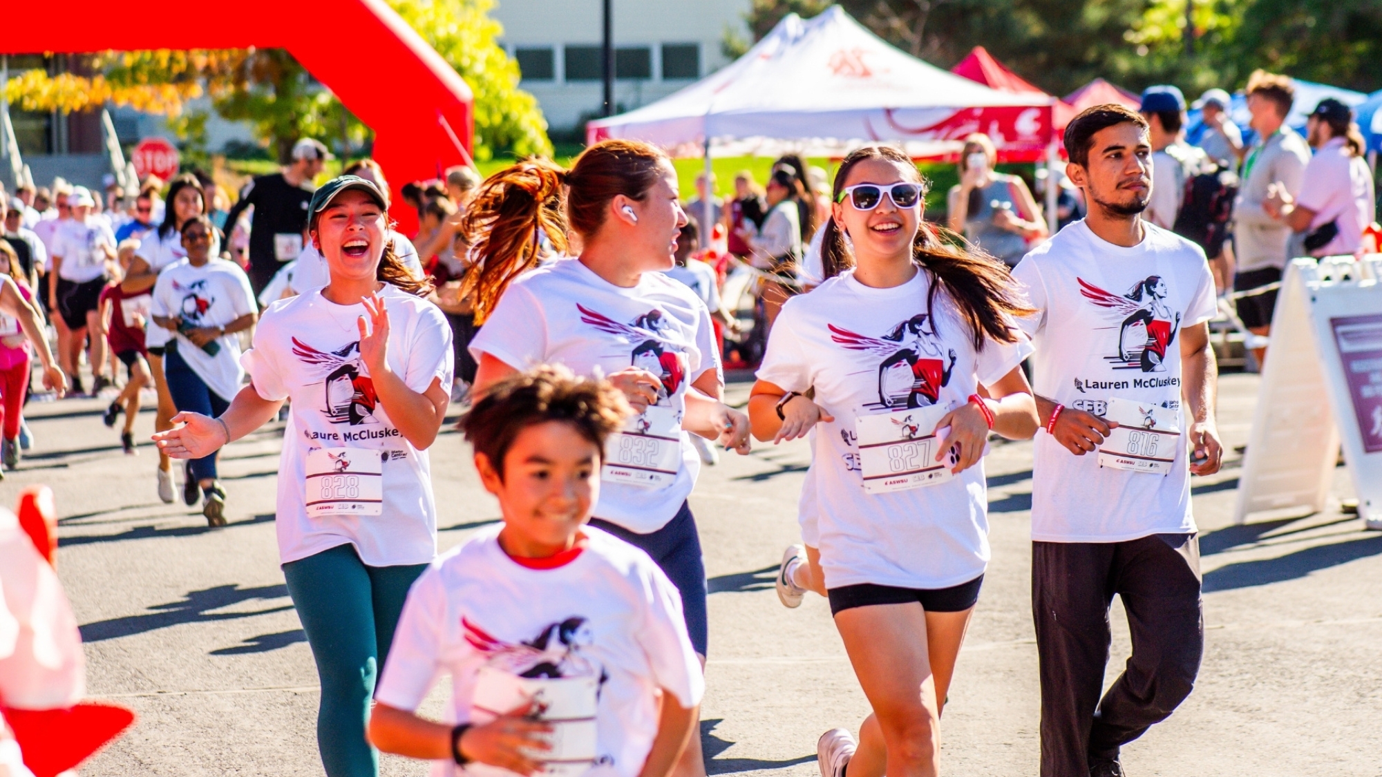 2024 Race for Campus Safety start line in Pullman, Washington