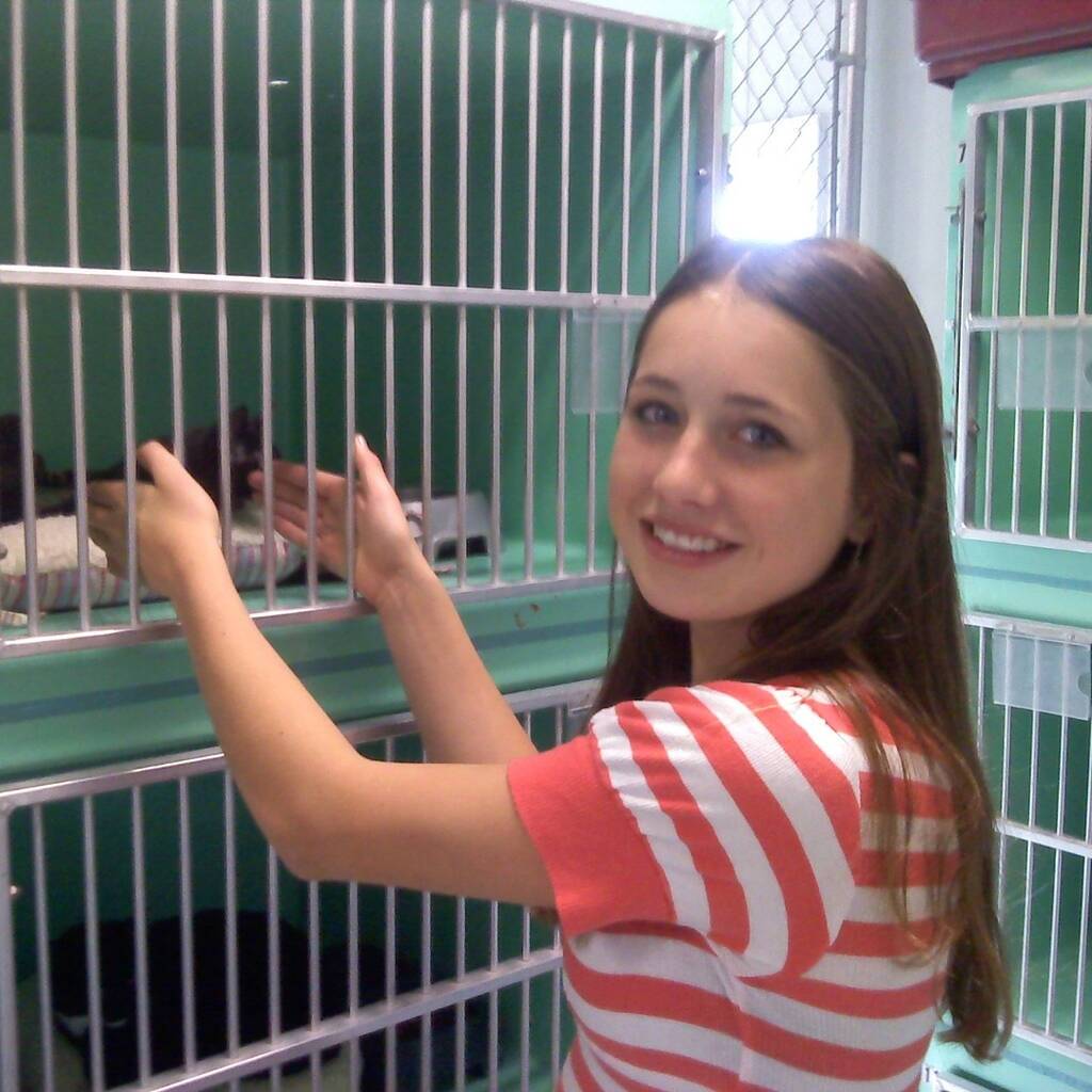 Match from Lauren McCluskey Foundation Helps Whitman County Humane Society Exceed Kitten Shower Goal 3 Photo of Lauren McCluskey at Whitman County Humane Society. Home of Lauren McCluskey Cat Wing.